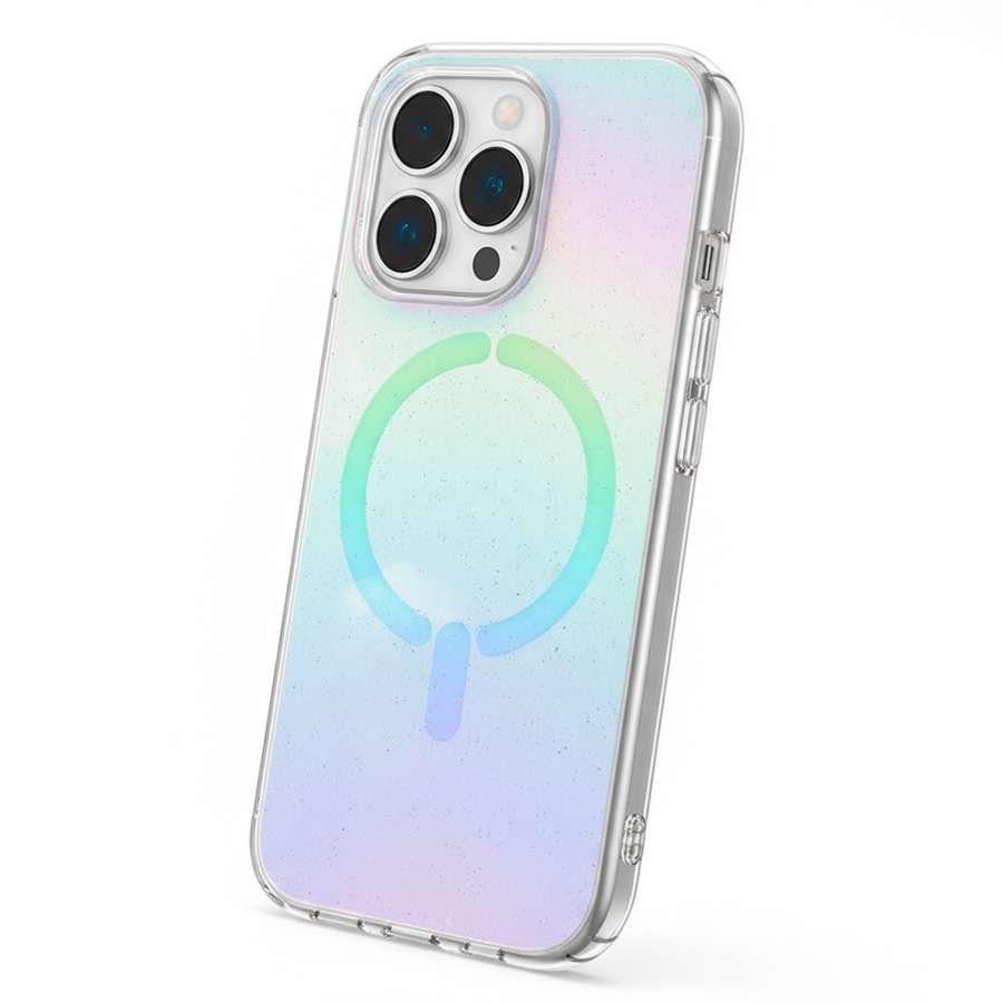 Funda Purpurina Compatible con MagSafe para iPhone 14 Pro