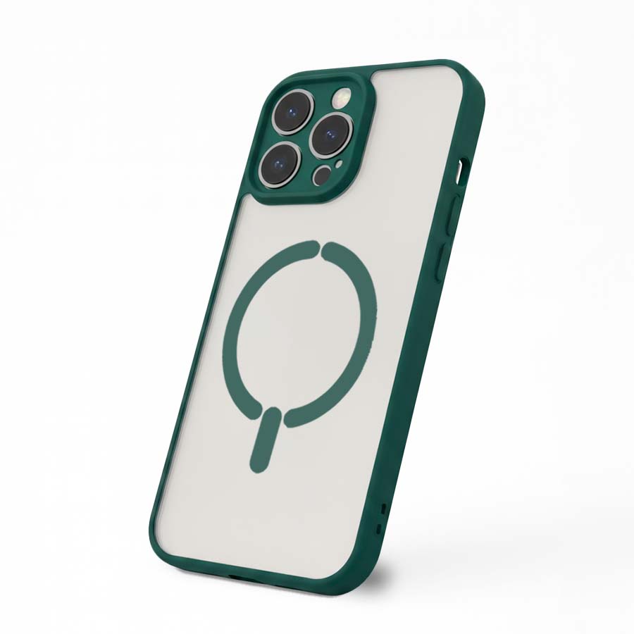 Funda Bumper Compatible con Magsafe con Cubre cámara para iPhone 16 Pro Max