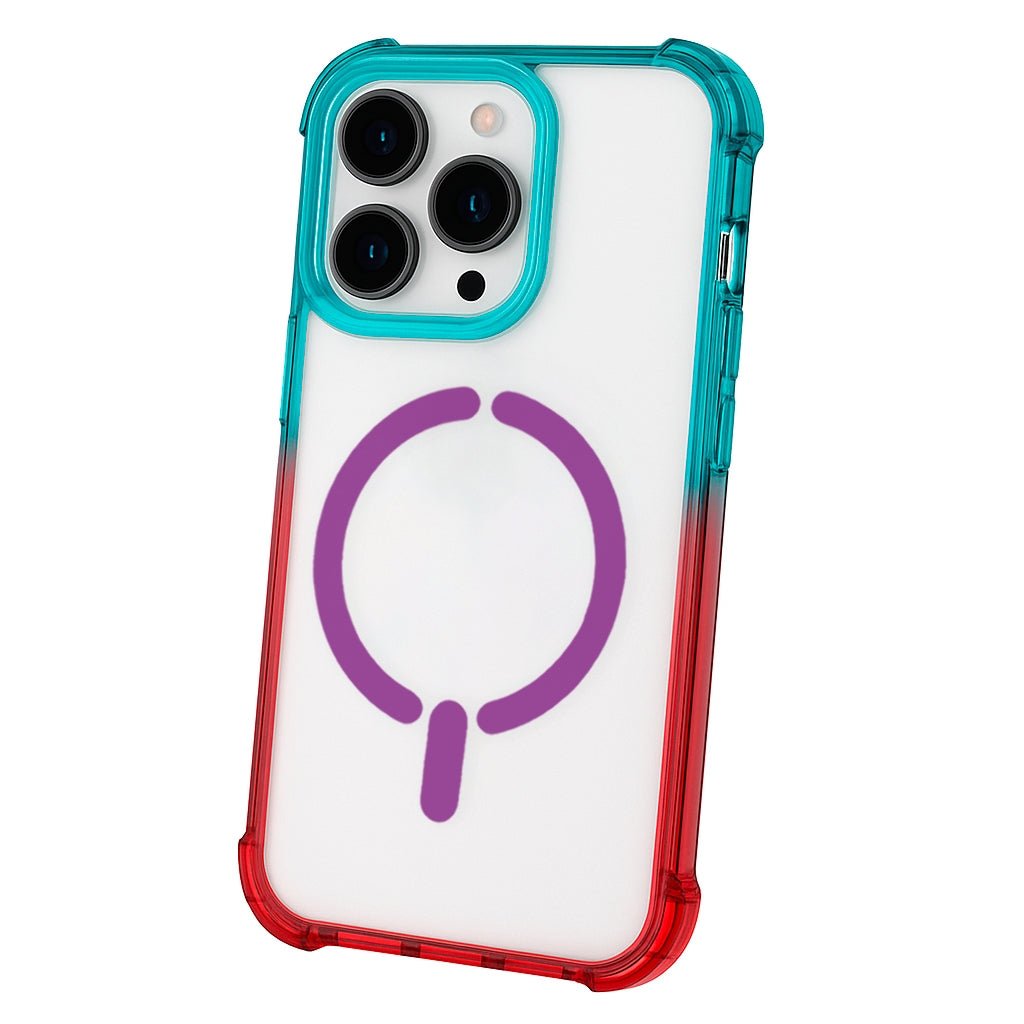 Funda Bumper Reforzada Degradada compatible con MagSafe para iPhone 16 Pro Max