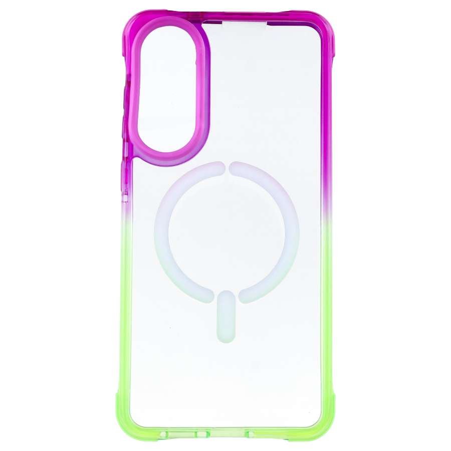 Funda Bumper Reforzada Degradada compatible con MagSafe para Samsung Galaxy S25 Edge
