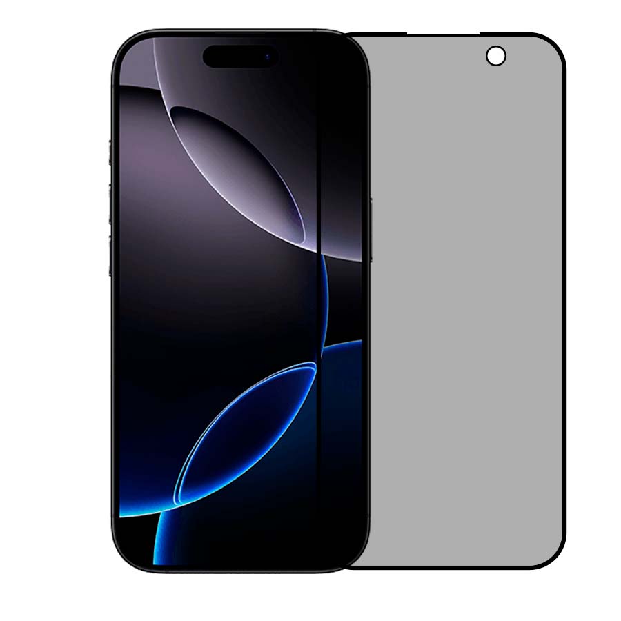 Cristal Templado Completo Antiespía para iPhone 16 Pro