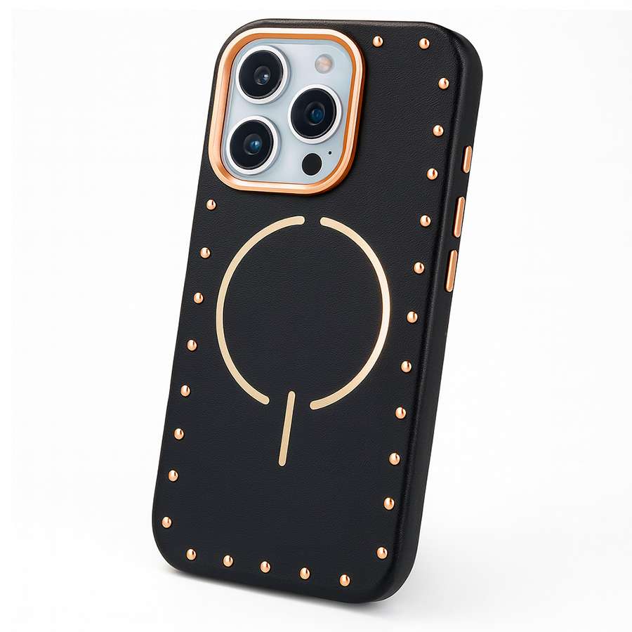 Funda Tachas Compatible con MagSafe para iPhone 16 Pro Max